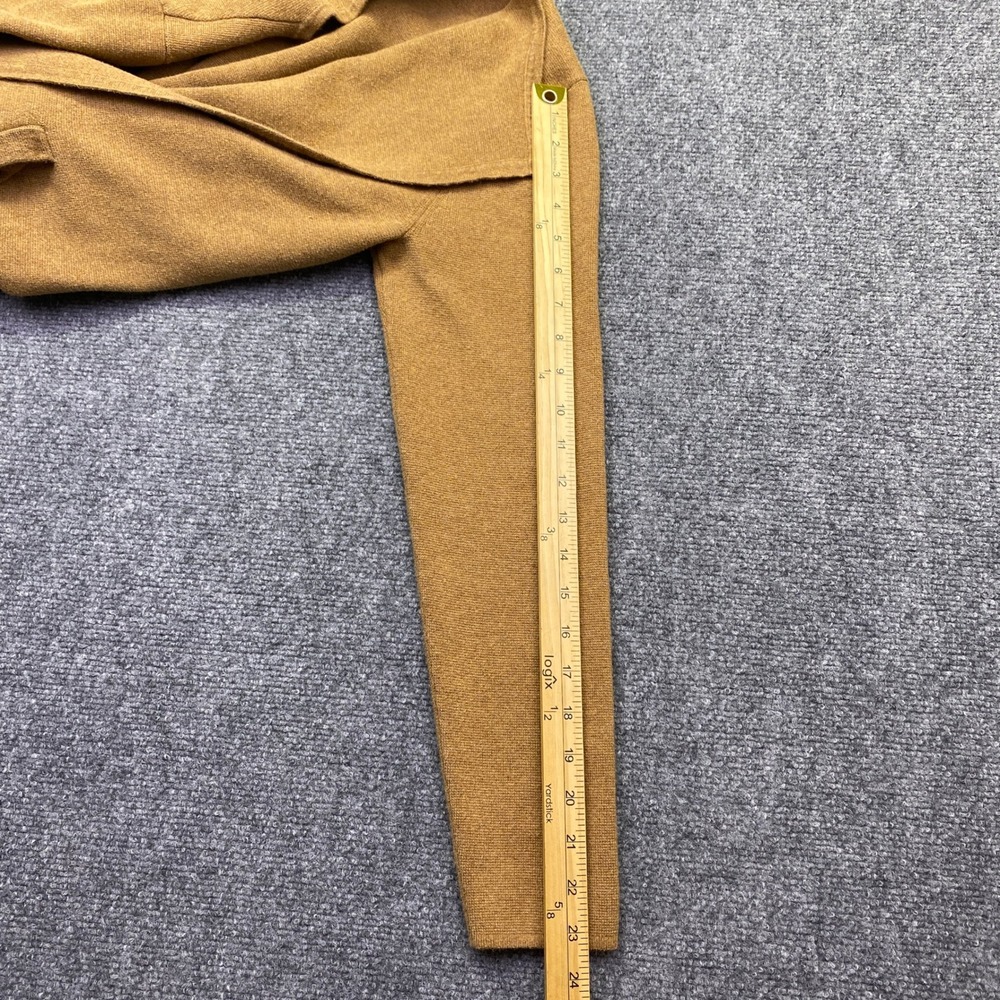 J.Crew Vanessa Sweater Jacket Womens Open Front Cardigan Mustard Yellow Sz M - Picture 7 of 9